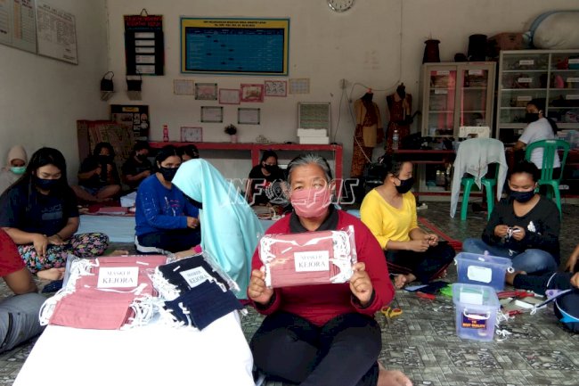 LPP Jambi Bantu Pemprov Jambi Produksi 1.000 Masker
