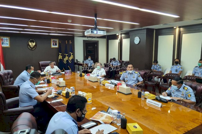 UPT Pemasyarakatan Ikuti Teleconference Tindak Lanjut WBP Asimilasi & Integrasi