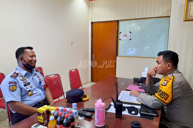 Kalapas Ambon Lakukan Koordinasi Dengan Polresta Ambon & Pulau-Pulau Lease