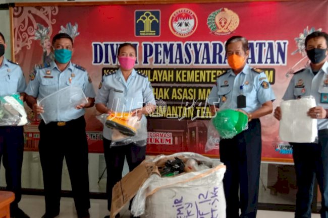 Lapas Palangka Raya Terima APD & Alat Rapid Test