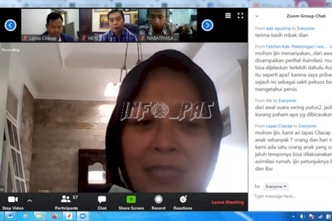 Bapas dan Stakeholder Bahas Asimilasi Anak di Rumah