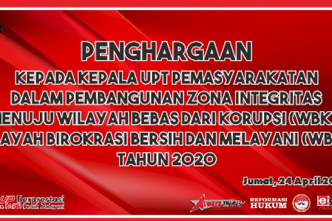 Galeri: Pemberian Penghargaan Satker Pembangunan ZI Menuju WBK/WBBM