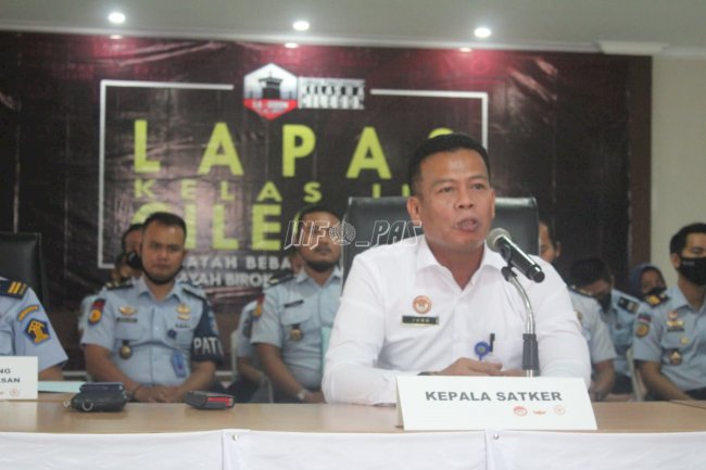 Evaluasi Pembangunan ZI, Ini Paparan Kalapas Cilegon