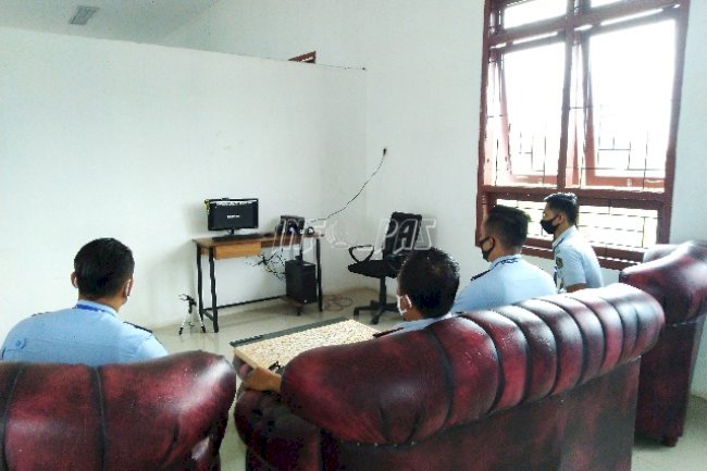 Lapas Sukamara Ikuti Penguatan Kehumasan Secara Daring