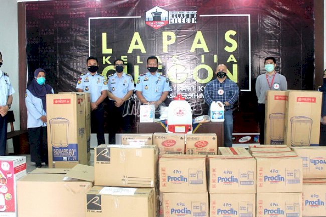 Lapas Cilegon Sambut Bantuan Penanganan & Pencegahan COVID-19