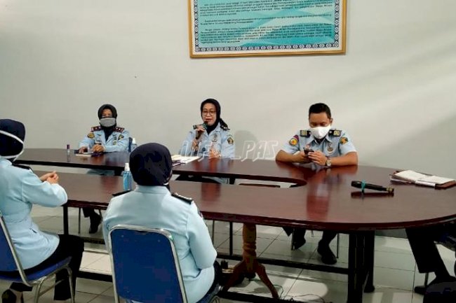 Sambangi Rupbasan Bantul, Kadiv PAS DIY Berikan Penguatan Pembangunan ZI