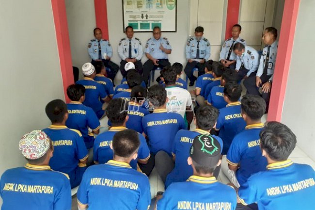 38 Anak LPKA Martapura Dapat RK Idulfitri 1441 H