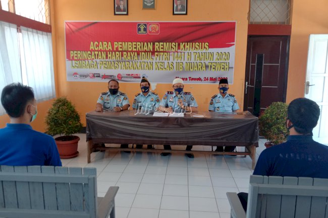 Lebaran WBP Lapas Muara Teweh, Dapat Remisi & Bisa Video Call