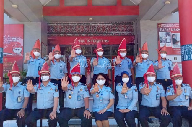 Bapas Makassar Jalani Penilaian ZI Menuju WBK