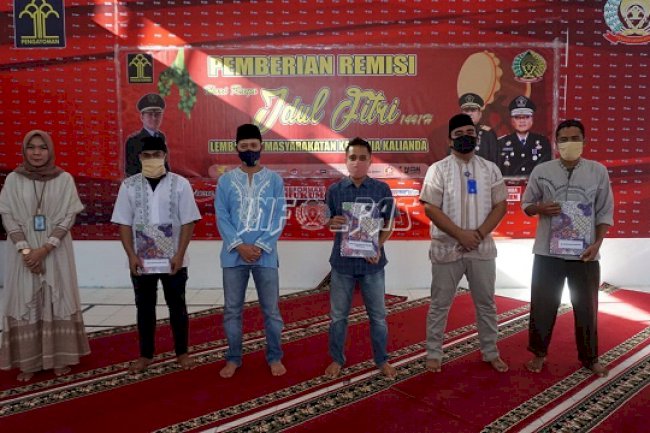 258 WBP Lapas Kalianda Sumringah Dapat RK Idulfitri