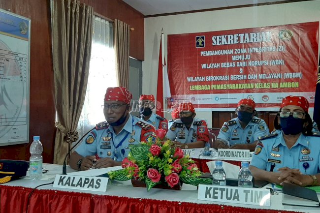 Evaluasi WBK/WBBM, Ini Paparan Kalapas Ambon