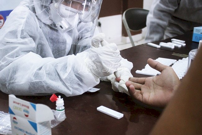 Petugas & Narapidana Pekerja Lapas Cilegon di-Rapid Test