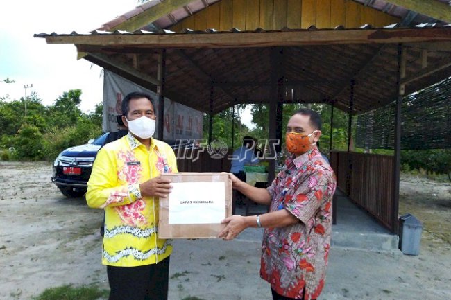 Lapas Sukamara Terima APD dari Kanwil Kalteng