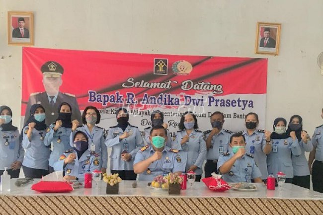 Sambangi Lapas Kelas IIA Tangerang, Ini Pesan Kakanwil Banten