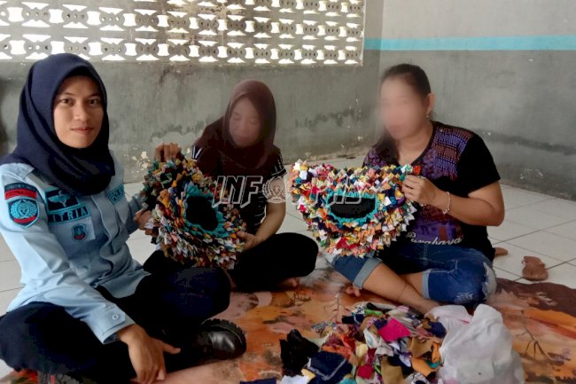 WBP Rutan Buntok Daur Ulang Kain Perca