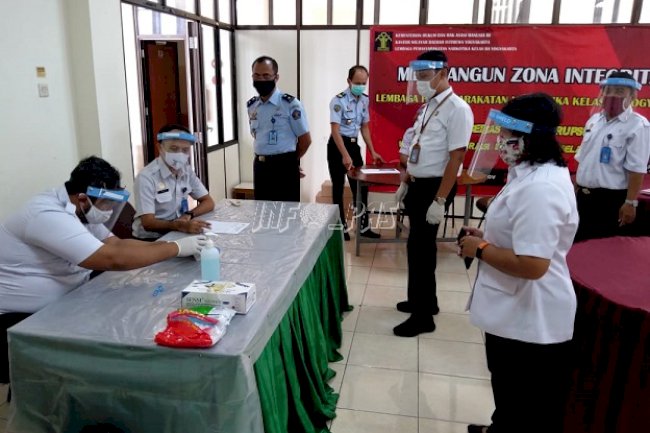 Tim Divisi PAS Yogyakarta Gelar Tes Urine di LPN Yogyakarta