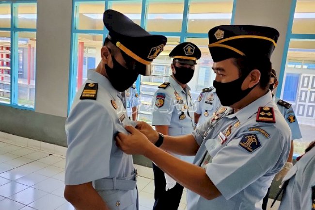 Petugas Rutan Buntok Dilantik Secara Virtual