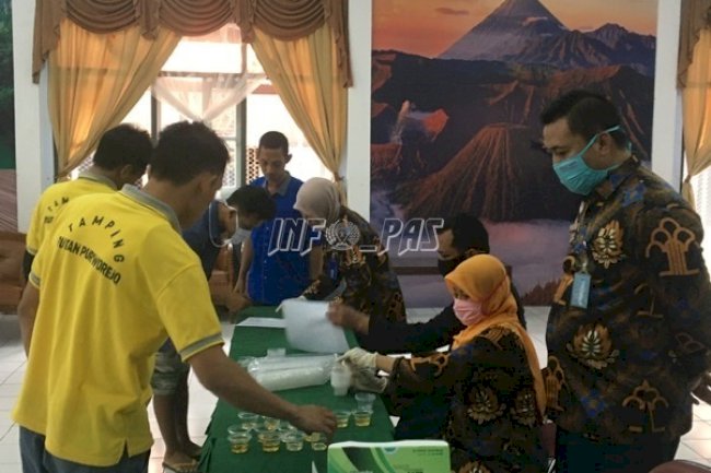 Tes Urin di Rutan Purworejo, Petugas & WBP Negatif Narkoba