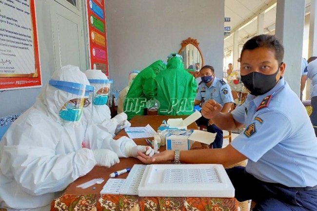 Petugas Rutan Demak Jalani Rapid Test, Hasilnya Non Reaktif