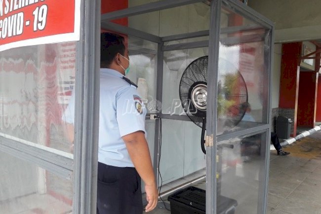 Lapas Palangka Raya Maksimalkan Fungsi Bilik Sterilisasi