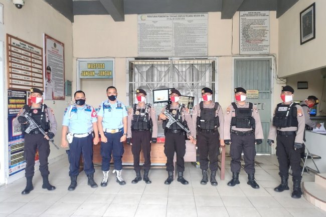 Sinergi Dengan Sabhara Tingkatkan Kamtibmas di Lapas Palangka Raya