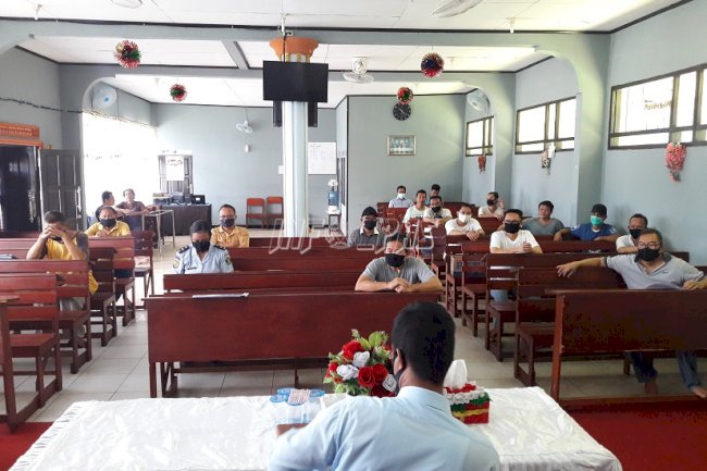 Pembinaan Rohani Kristen di Lapas Palangka Raya Segera Dilanjutkan