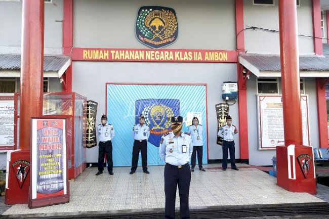 Pesan Karutan Ambon, Petugas Ikuti Protokol Kesehatan