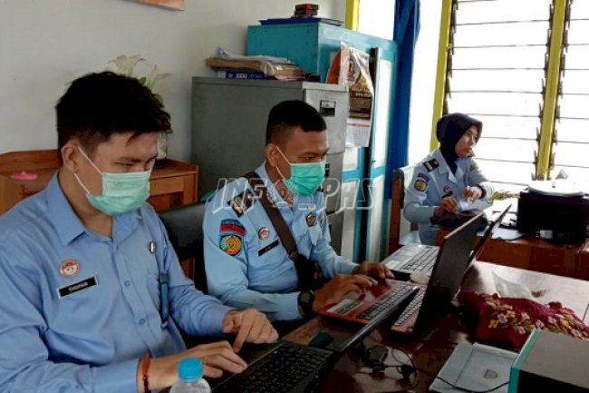 Tim WBK Rutan Buntok Kerja Keras Penuhi Data Dukung B-06