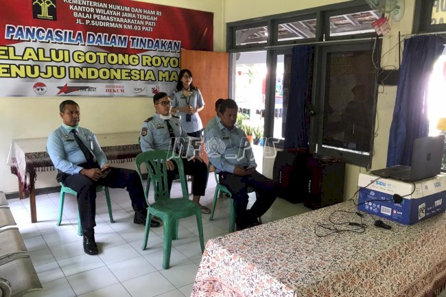 Jajaran Bapas Pati Ikuti Sosialisasi Yankomas