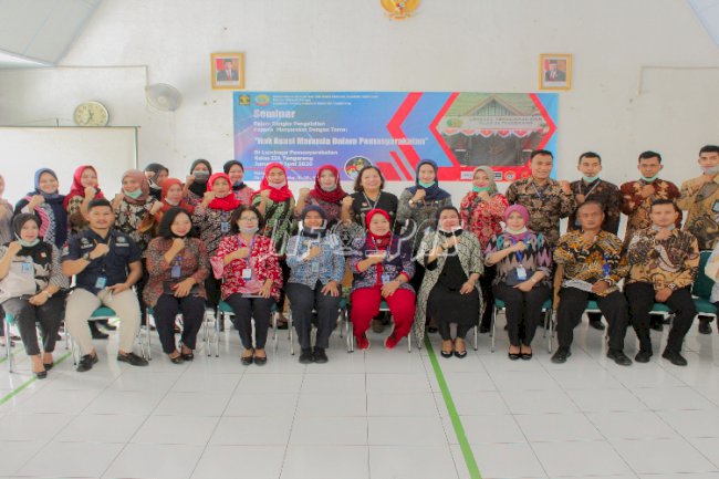 Lapas Kelas IIA Tangerang Ikuti Seminar HAM Bersama Direktur Poltekip