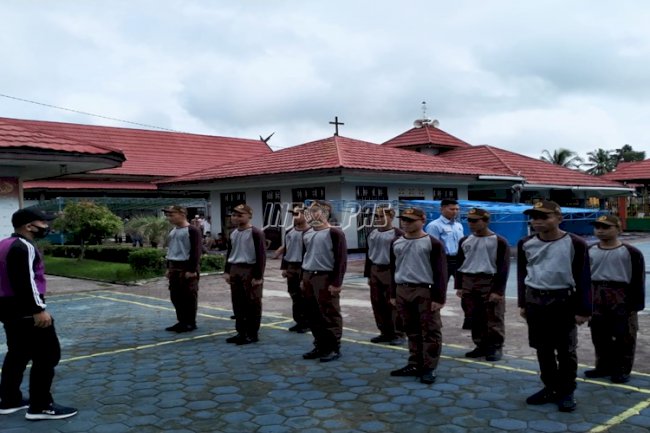 Lapas Sampit Kembali Giatkan Pelatihan Kepramukaan