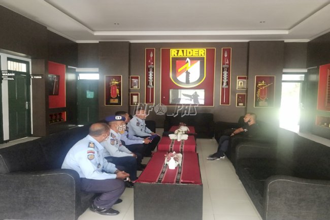 Rutan Ambon Bangun Sinergi Kamtib dengan Batalyon 733/Raider