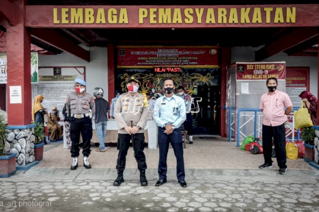Lapas Sampit Jalin Sinergi dengan Polres Kota Waringin Timur