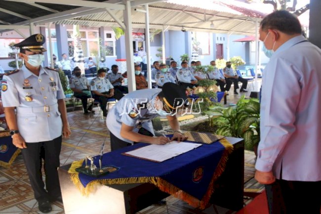 Kalapas Narkotika Sungguminasa Berganti, Rahnianto Gantikan Victor Teguh