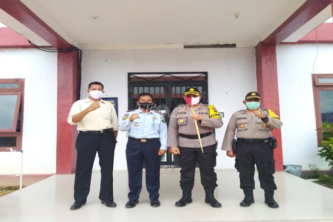  Kalapas & Kapolres Sukamara Bahas Pemindahan Tahanan ke Lapas