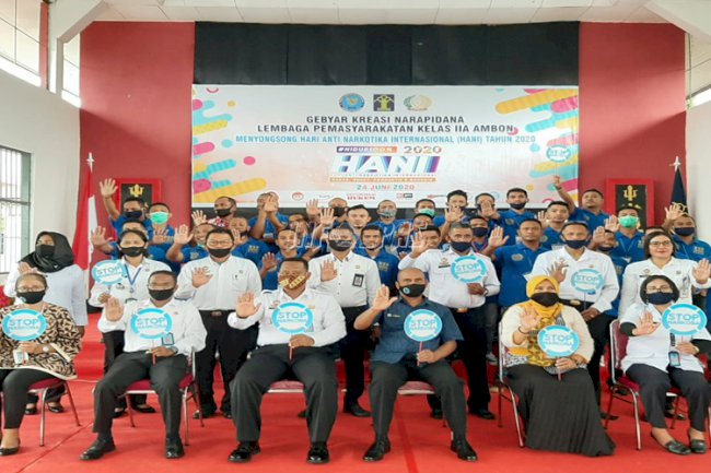 Sambut HANI 2020, Lapas Ambon Gelar Gebyar Kreasi Narapidana