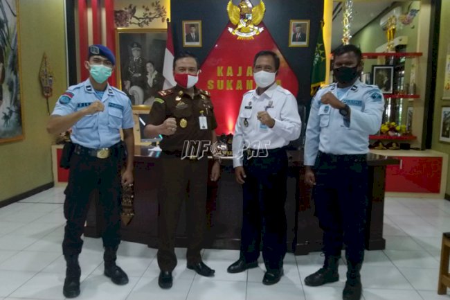 Tingkatkan Sinergi, Kalapas Sukamara Sambangi Kejari Sukamara