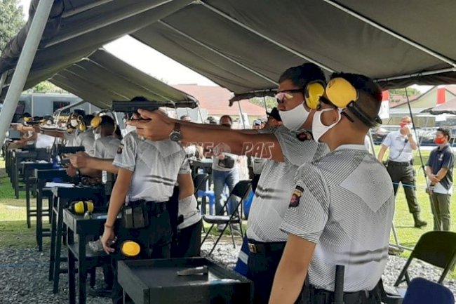 Kalapas Palangka Raya Ikuti Kejuaraan Menembak Forkopimda Plus