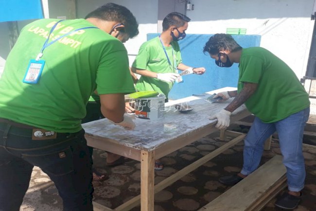 WBP Lapas Sampit Tetap Produktif di Tengah Pandemi COVID-19