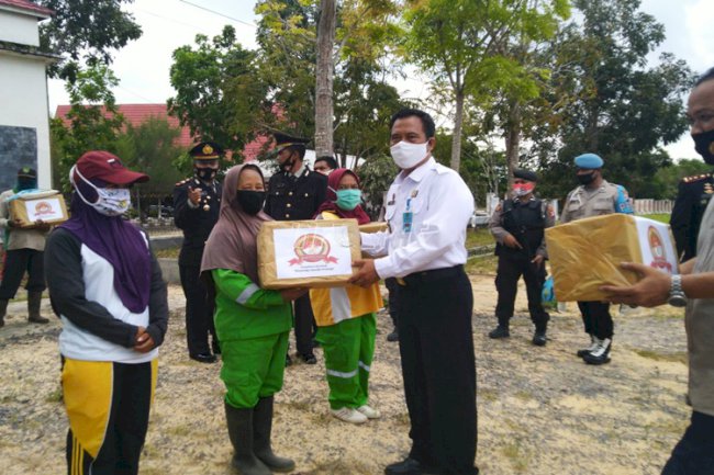  Kalapas Sukamara Hadiri HUT Bhayangkara di Polres Sukamara