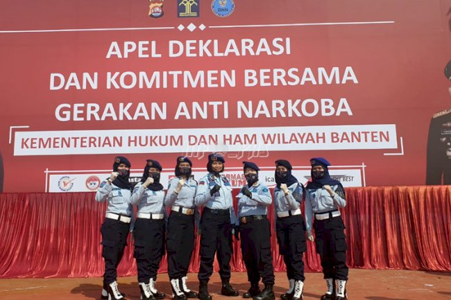 Lapas Kelas IIA Tangerang Ikuti Deklarasi & Komitmen Bersama Gerakan Anti Narkoba