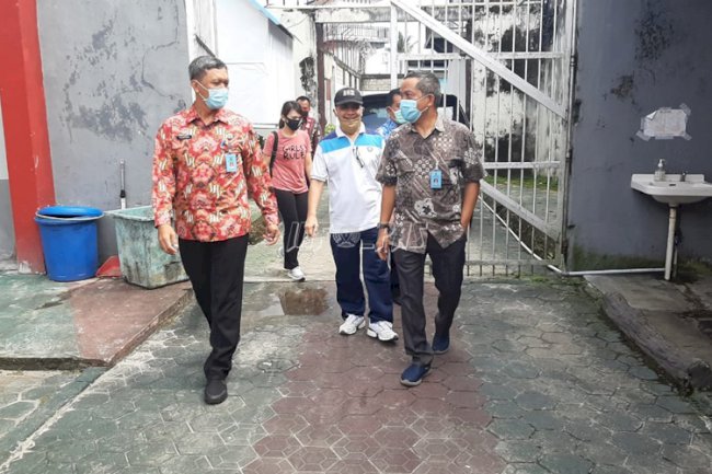 Kadivmin Kalteng Pantau Sarpras di Lapas Palangka Raya