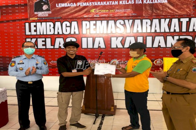 Penutupan Pelatihan Batik Tulis,  WBP Lapas Kalianda Tuai Pujian