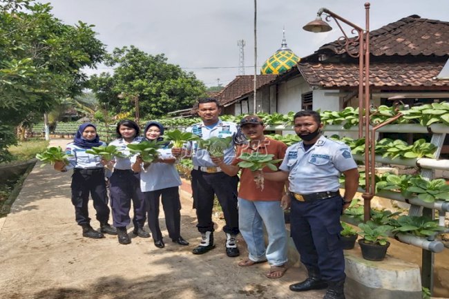 Kembangkan Hidroponik, Rutan Batang Belajar Langsung dari Ahlinya 