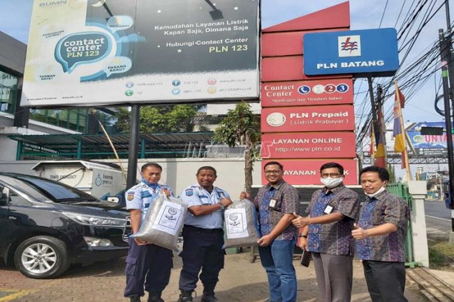 Penuhi Bahan Baku Pupuk Organik, Rutan Batang Sambangi PLN 