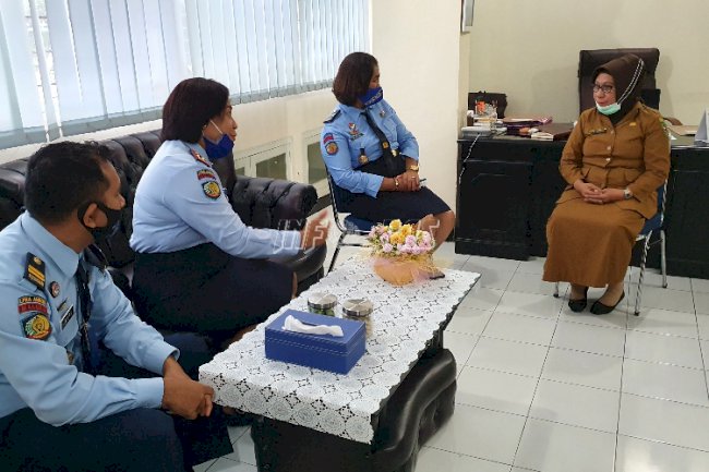 Kembangkan Program Pembinaan Anak, LPKA Ambon Gandeng Disperindag & DP3A 