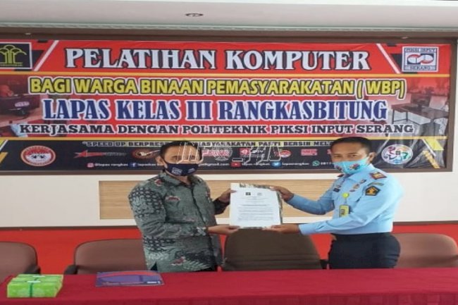 Lapas Rangkasbitung - Politeknik Piksi Input Serang Sepakati PKS Pembinaan WBP