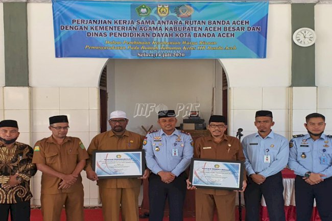 Rutan Banda Aceh Gandeng Dinas Pendidikan dan Dayah Aceh serta Kemenag Aceh Besar