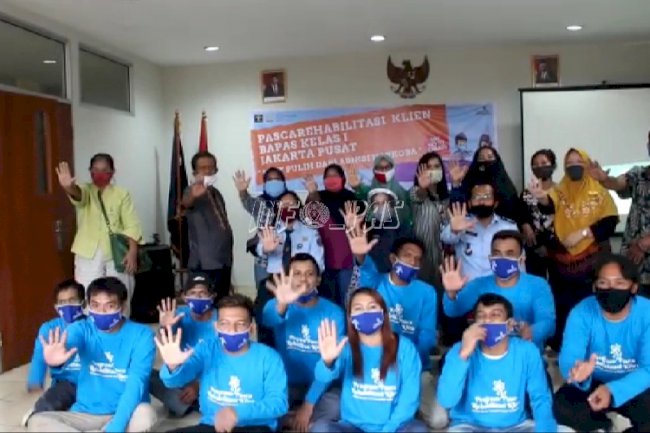 Bapas Jakarta Pusat Fasilitasi Kegiatan Pascarehabilitasi Klien Narkoba