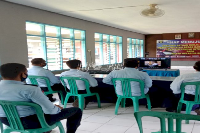 UPT Pemasyarakatan Ikuti Webinar Penguatan Kehumasan